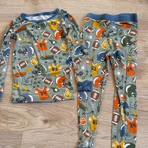 Little Sleepies Football Pajamas 4T
